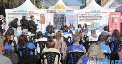 AMSAFE, “En Villa Constitución vivimos una jornada de organización, memoria y defensa de la escuela pública”